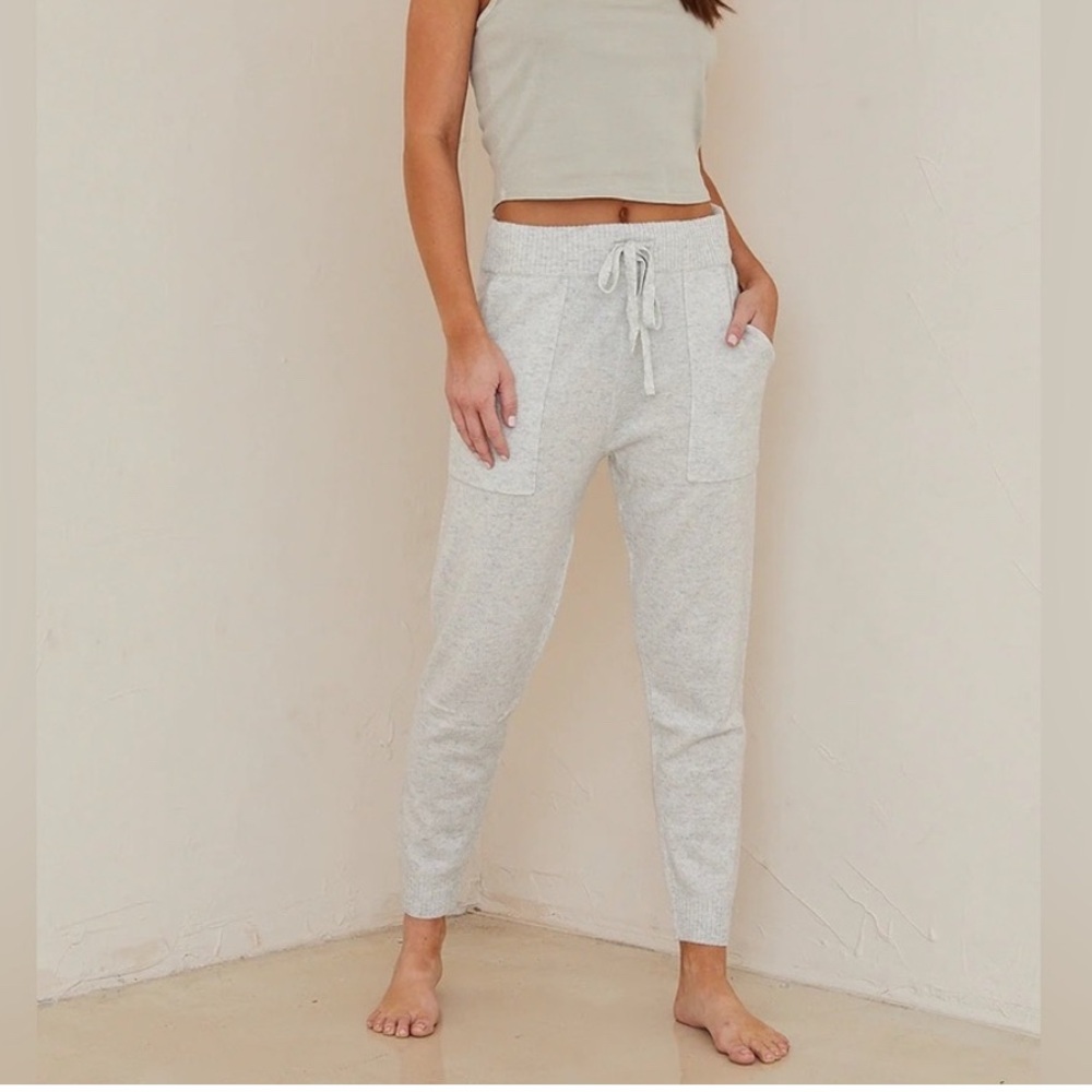 Bella Dahl Heather cashmere Gray Joggers